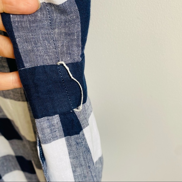 Jcrew large gingham prints jumpsuit - Picture 6 of 10